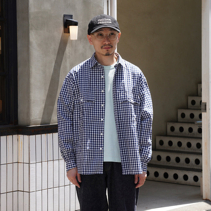 Porter Classic - ROLL UP GINGHAM CHECK SHIRT - PC-016-3355