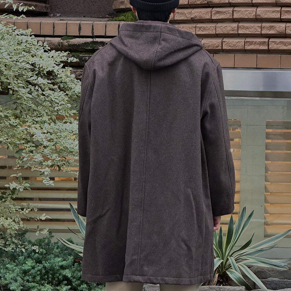 THE DAY - MELTON HOODED COAT - D26AW-05001