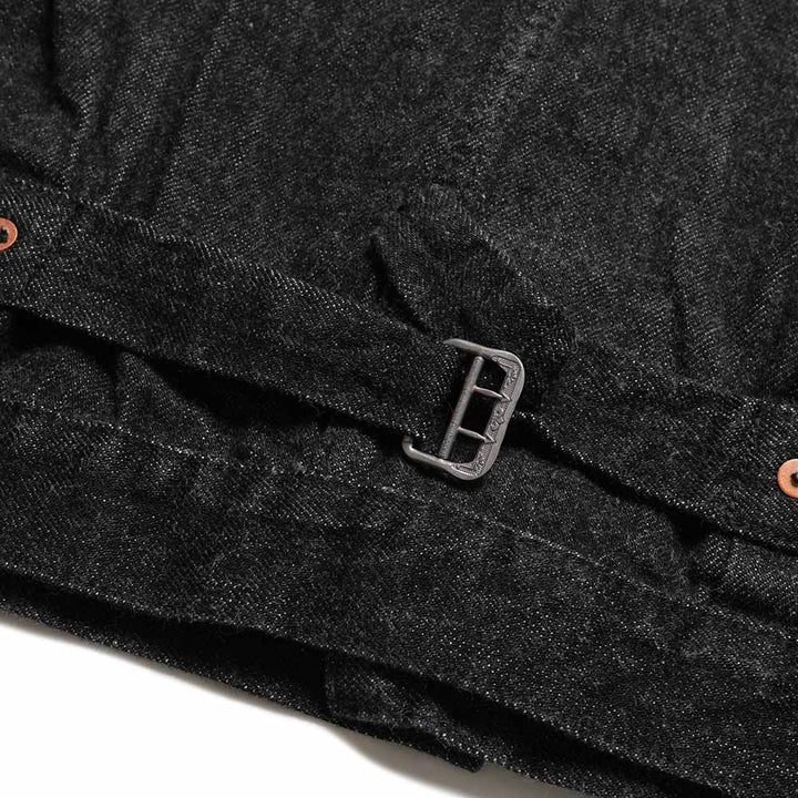 REMI RELIEF - 12oz DENIM WW2 MODEL JKT BLACK - RN31393069