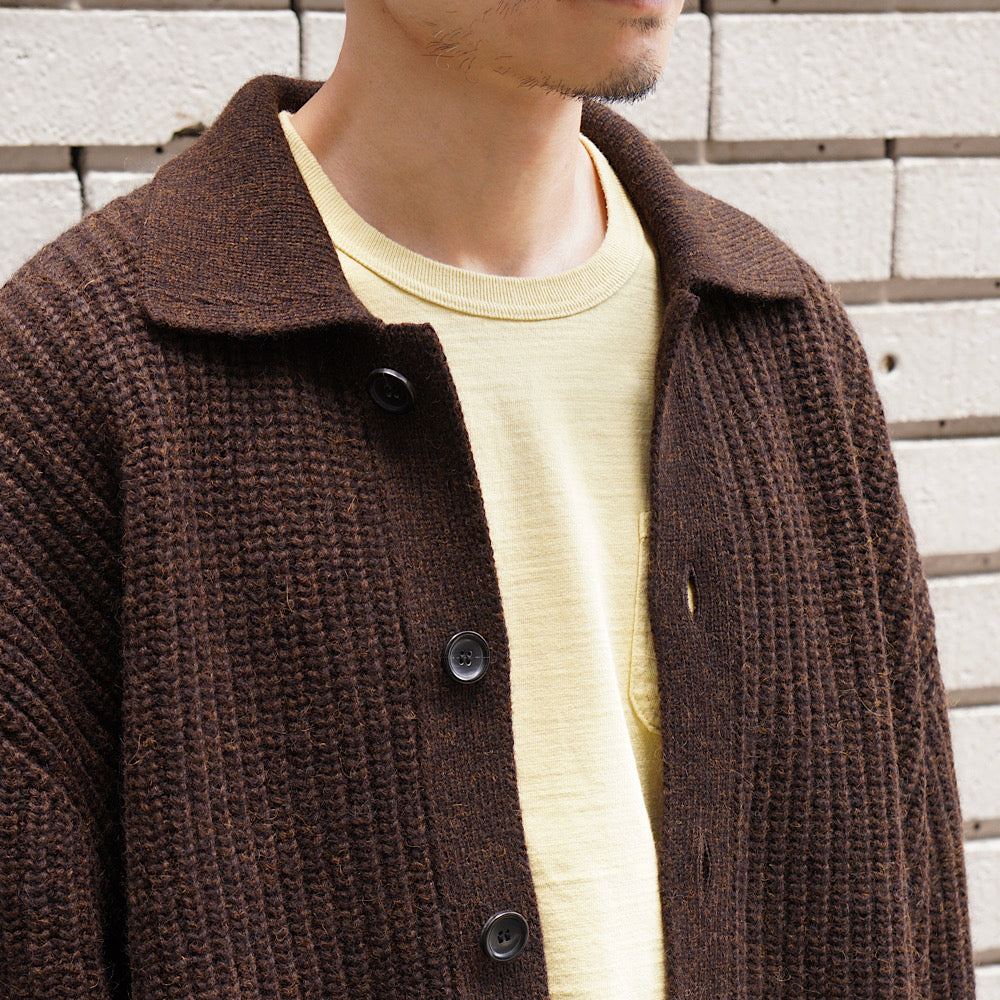 THE DAY - BABY ALPACA KNIT JACKET - D25MS-03001