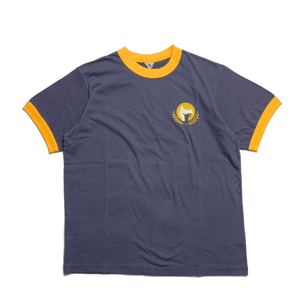 FilMelange VOLKER2-DOVE - VINTAGE TENJIKU Print T-shirt 2511007