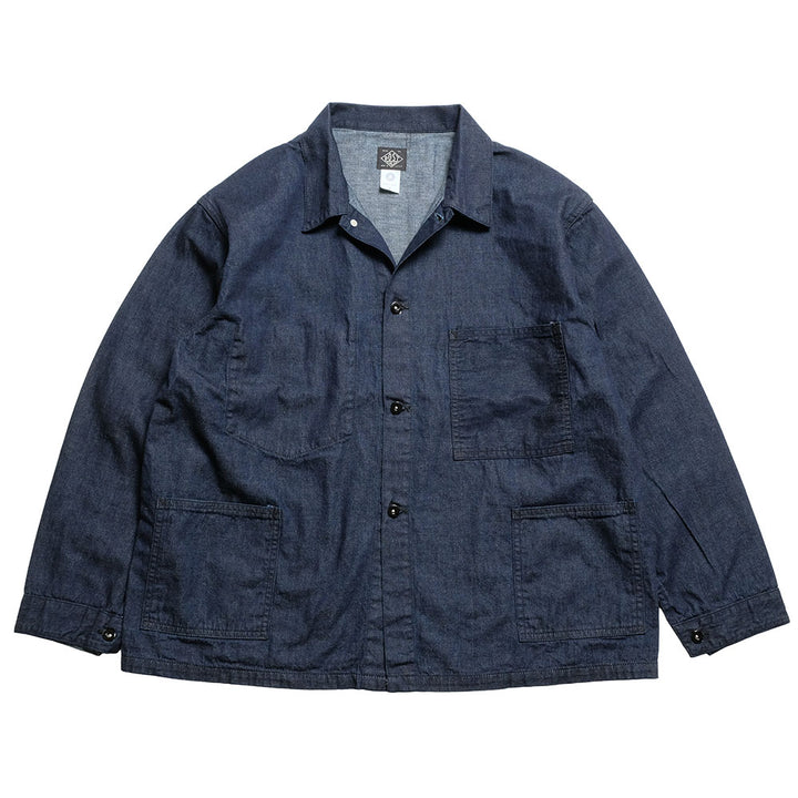 POST O'ALLS  - USMC 1930s Utility Jacket - 8oz. denim dark indigo - 3114R-8DI