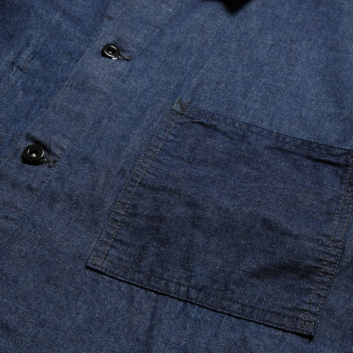 POST O'ALLS  - USMC 1930s Utility Jacket - 8oz. denim dark indigo - 3114R-8DI