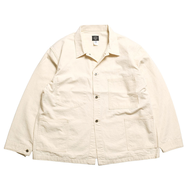 POST O'ALLS - USMC 1930s Utility Jacket - mini HBT natural - 3114R-MH4