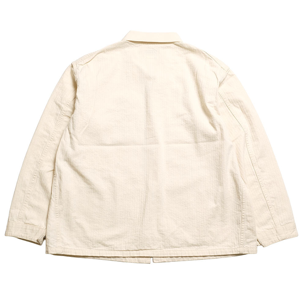 POST O'ALLS - USMC 1930s Utility Jacket - mini HBT natural - 3114R-MH4