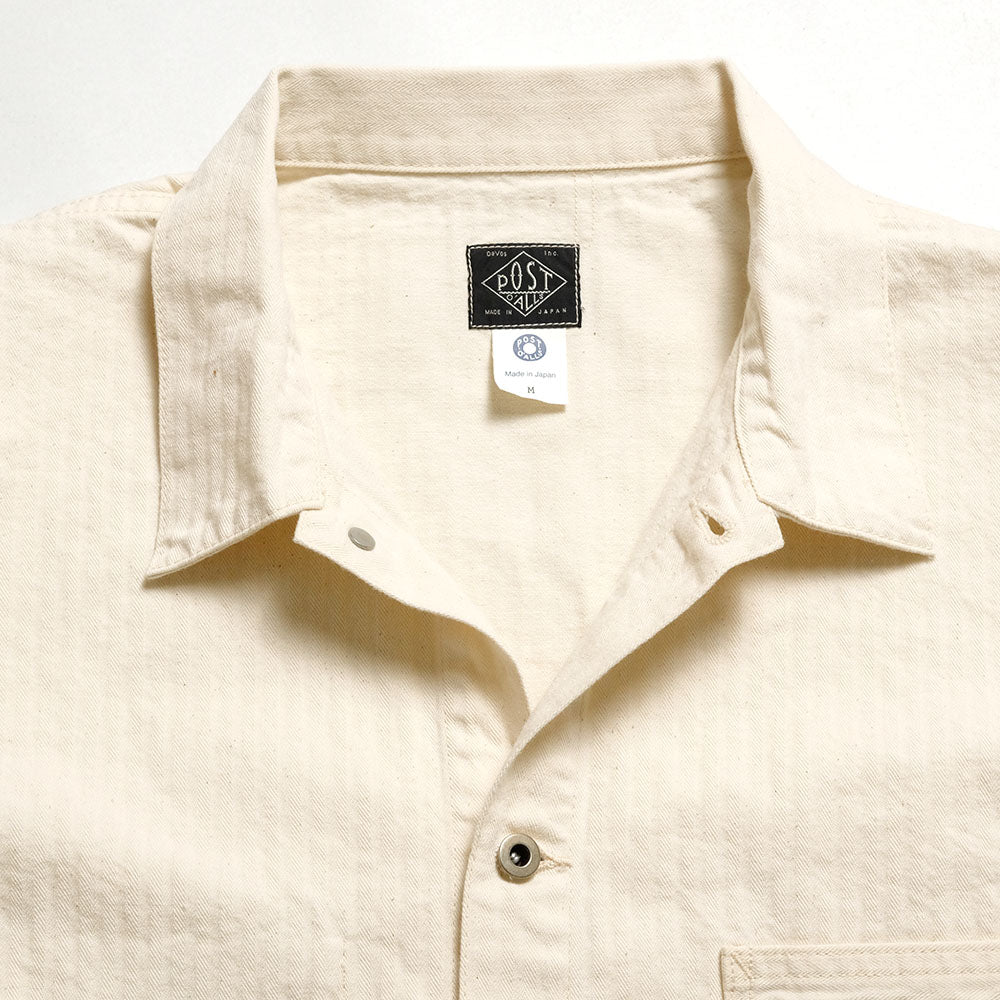 POST O'ALLS - USMC 1930s Utility Jacket - mini HBT natural - 3114R-MH4