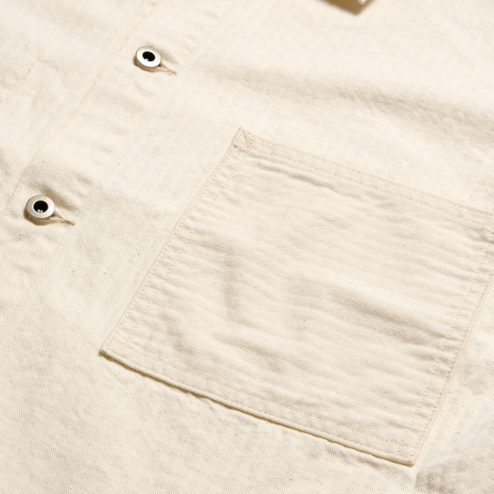 POST O'ALLS - USMC 1930s Utility Jacket - mini HBT natural - 3114R-MH4