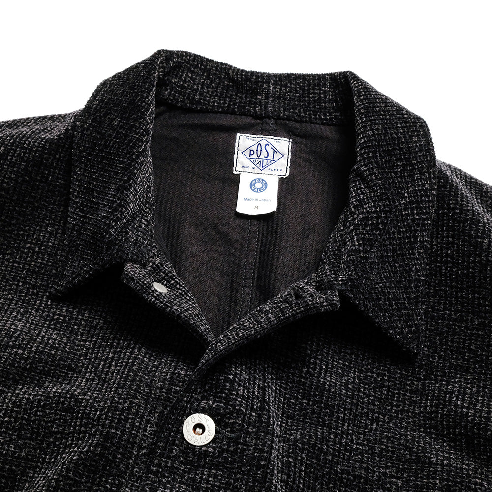 POST O’ALLS - POS-Travail 2 - Wide wale cords Printed gray - 3131-WWP