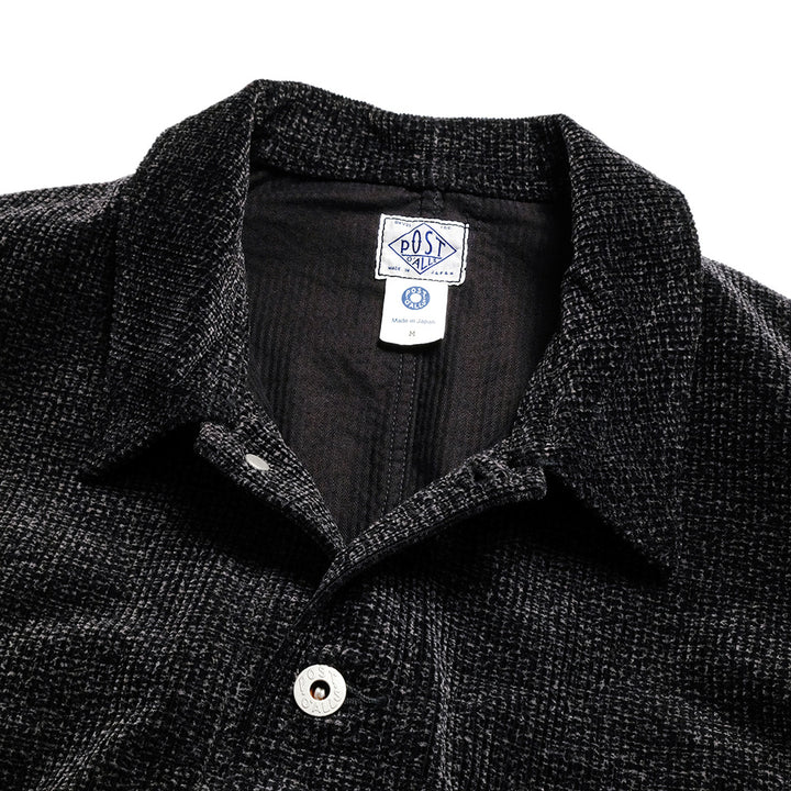 POST O’ALLS - POS-Travail 2 - Wide wale cords Printed gray - 3131-WWP