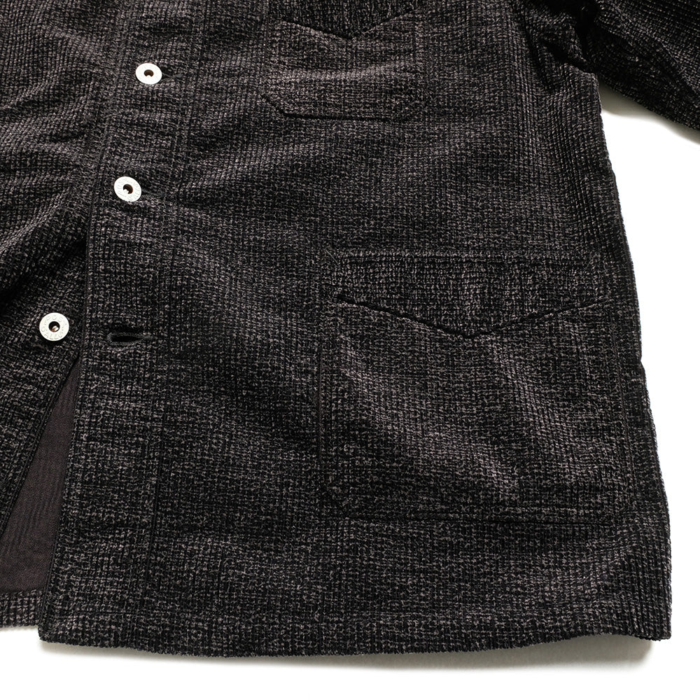 POST O’ALLS - POS-Travail 2 - Wide wale cords Printed gray - 3131-WWP