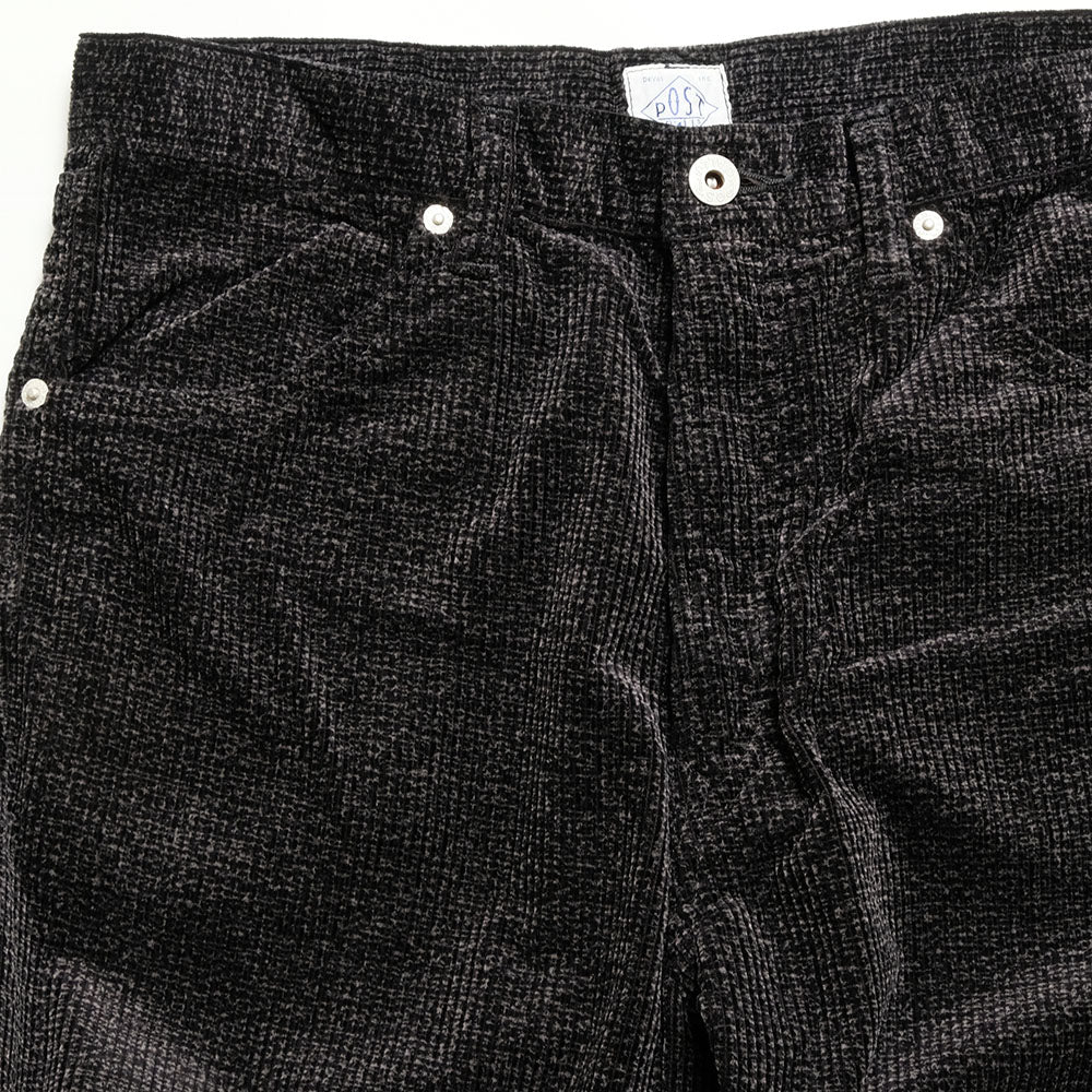 POST O'ALLS - 546 Flare R2 - Wide-wale Cords Printed Gray - 3325-WWP