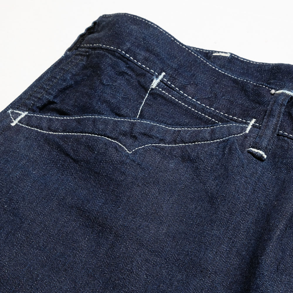 POST O'ALLS - SWEETBEAR Bandtop - 8oz.denim dark indigo - 3327-8DI