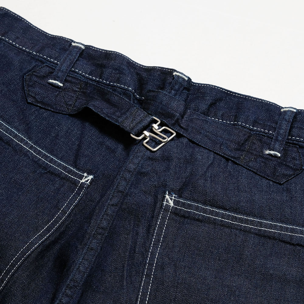 POST O'ALLS - SWEETBEAR Bandtop - 8oz.denim dark indigo - 3327-8DI