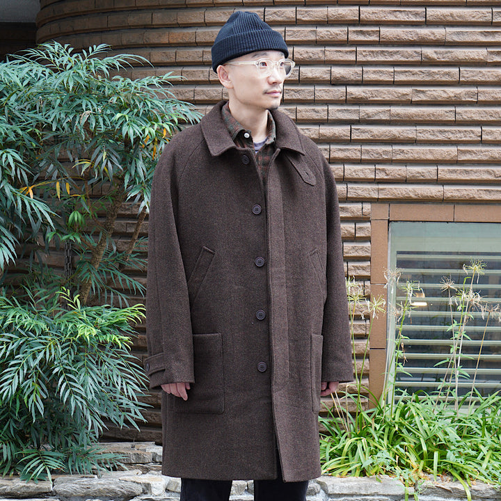 FRANK LEDER - Brown Wool Coat - FL-0521038