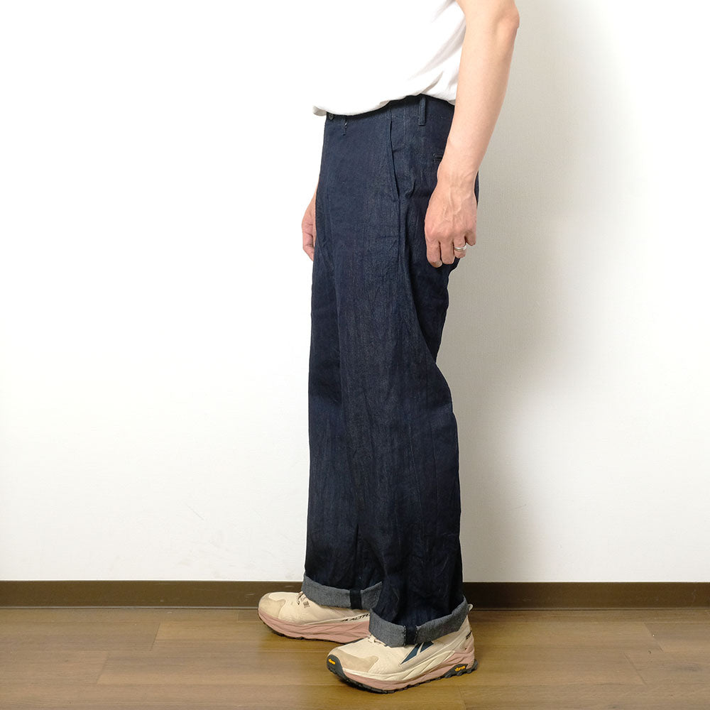 BURGUS PLUS - Military Trousers Ice Cotton Denim - Lot.402Z-14