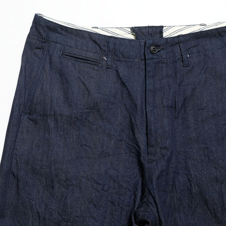 BURGUS PLUS - Military Trousers Ice Cotton Denim - Lot.402Z-14