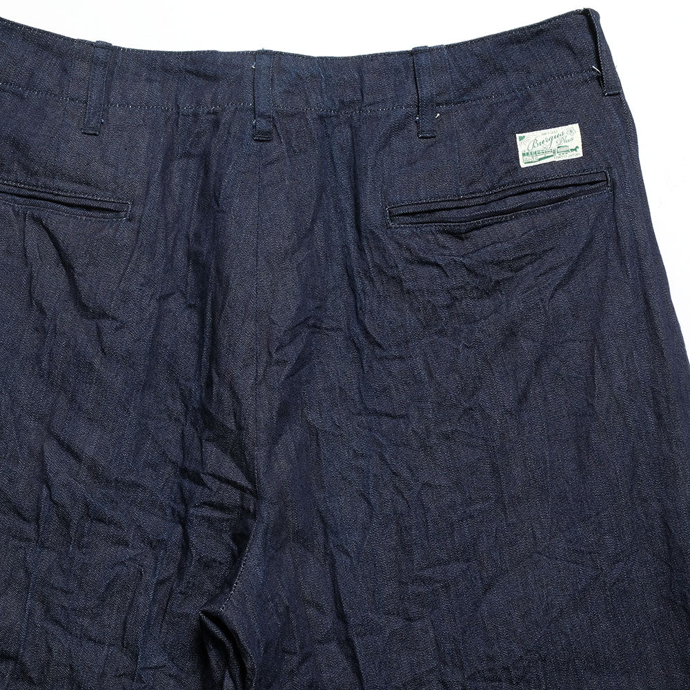 BURGUS PLUS - Military Trousers Ice Cotton Denim - Lot.402Z-14