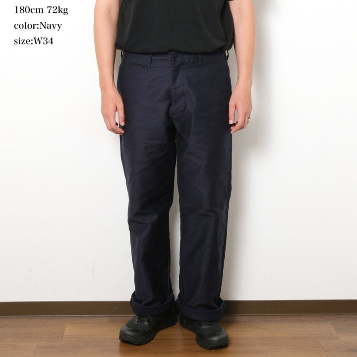 BURGUS PLUS - Lot.402Z - Military Trousers - Moleskin - 402Z-40