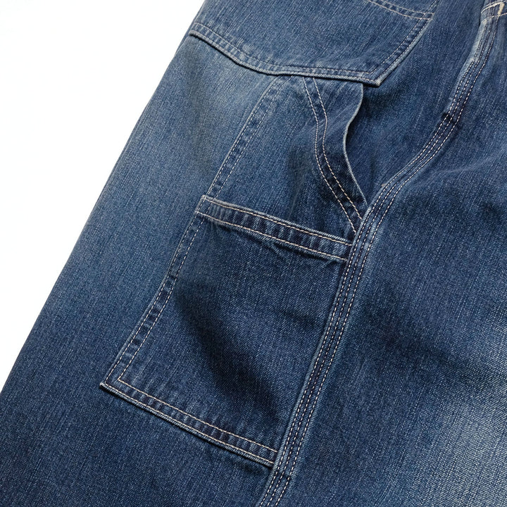 BURGUS PLUS - Work Painter Pants - 11oz. Denim - Mid Used - 560-10-MU