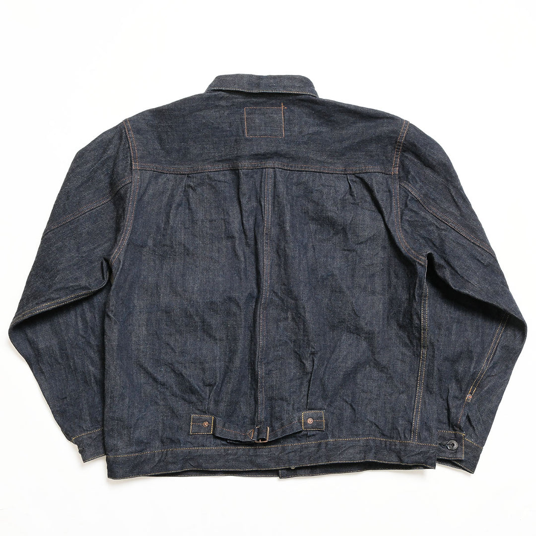 Burgus Plus - Natural Indigo - 1st Type Denim Jacket T-back style - 71928-XXT