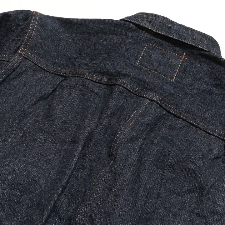 Burgus Plus - Natural Indigo - 1st Type Denim Jacket T-back style - 71928-XXT