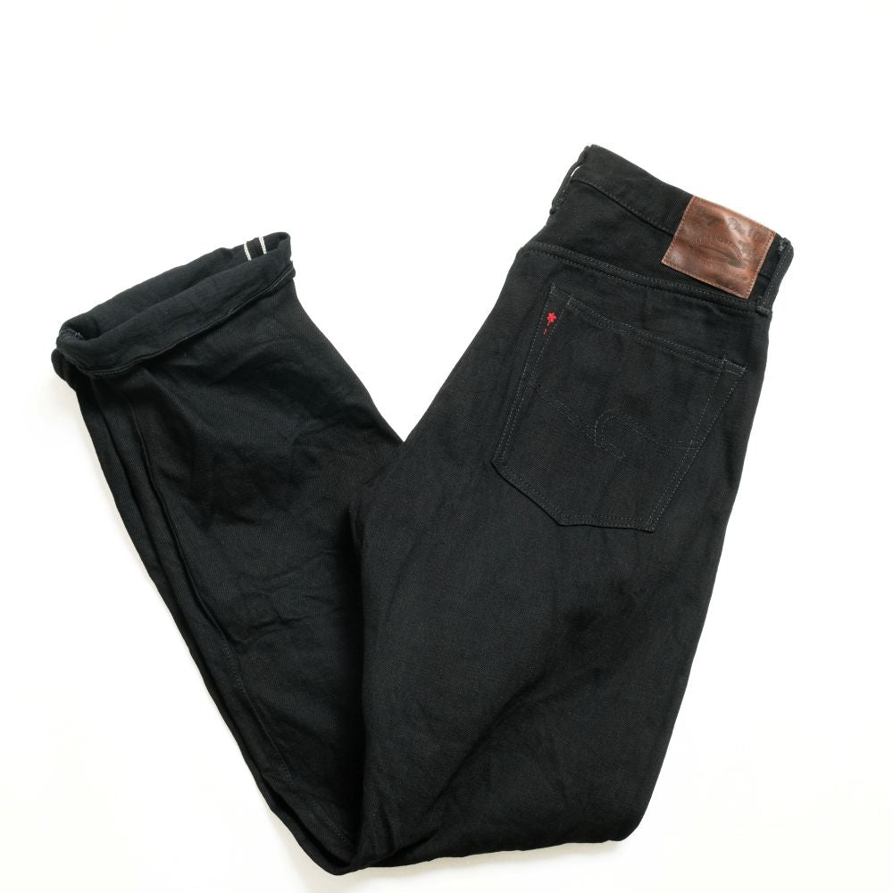 BURGUS PLUS Regular Fit Straight 15oz Selvedge Black x Black Denim Lot.788-99