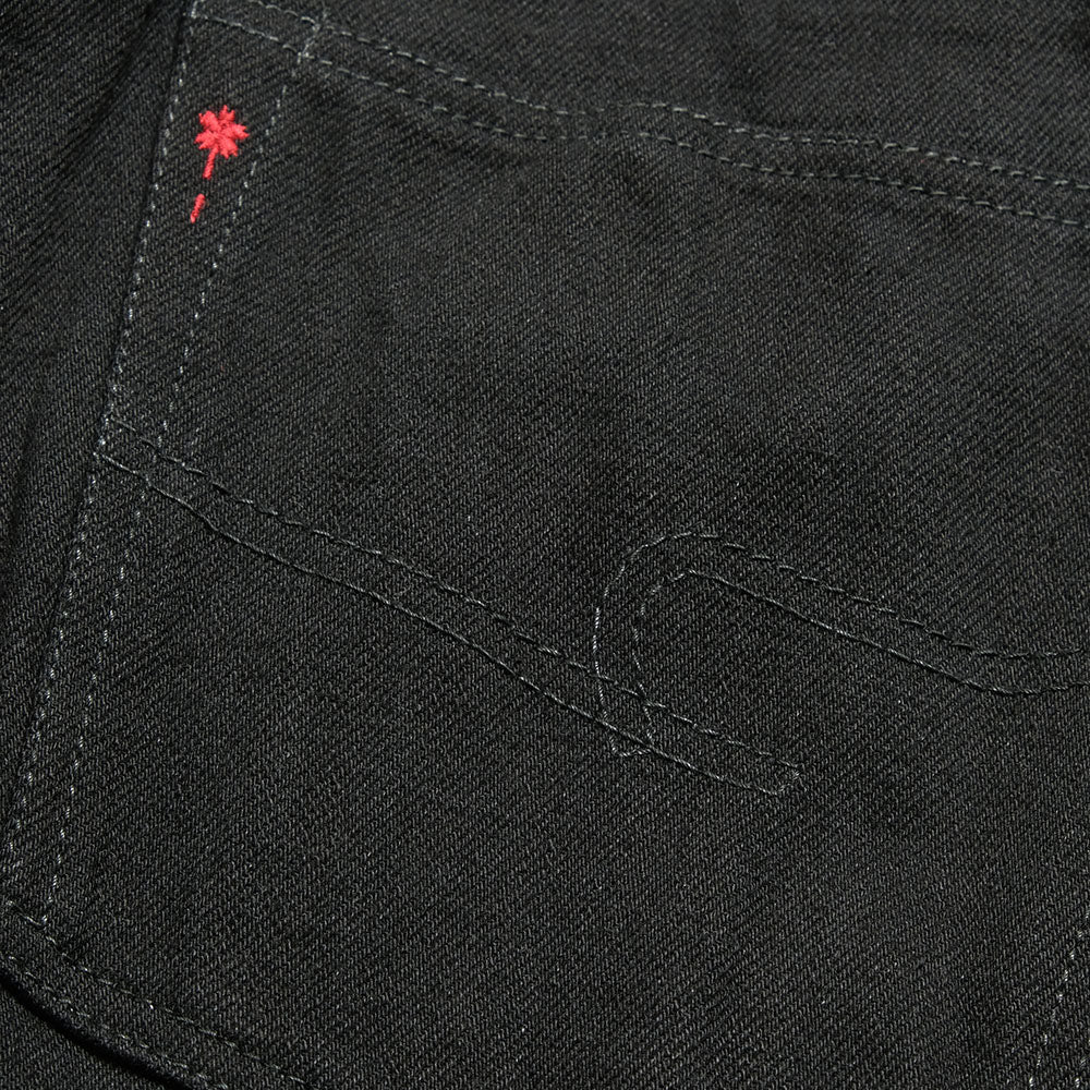 BURGUS PLUS - Regular Fit Straight - 15oz Selvedge Black x Black Denim - Lot.788-99