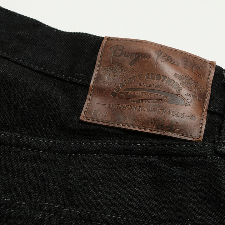BURGUS PLUS - Regular Fit Straight - 15oz Selvedge Black x Black Denim - Lot.788-99