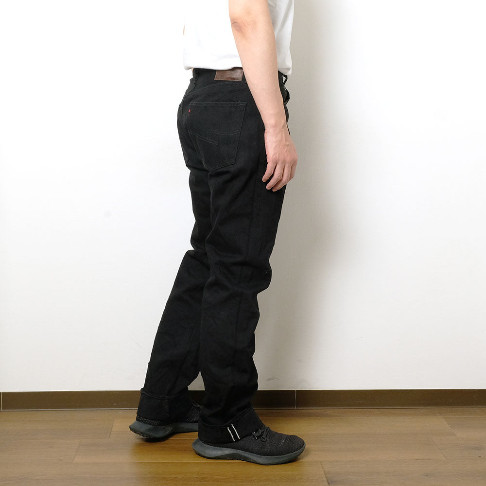 BURGUS PLUS - Regular Fit Straight - 15oz Selvedge Black x Black Denim - Lot.788-99