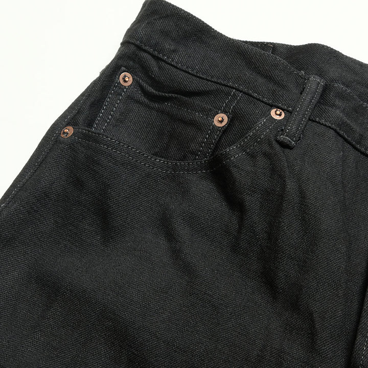BURGUS PLUS - Regular Fit Straight - 15oz Selvedge Black x Black Denim - Lot.788-99