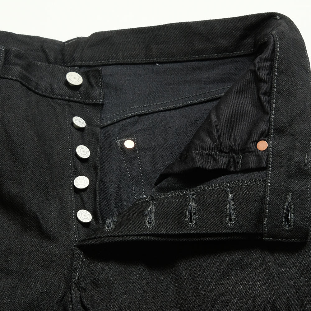 BURGUS PLUS - Regular Fit Straight - 15oz Selvedge Black x Black Denim - Lot.788-99