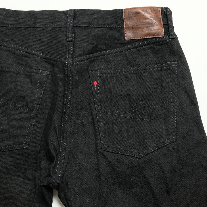 BURGUS PLUS - Regular Fit Straight - 15oz Selvedge Black x Black Denim - Lot.788-99