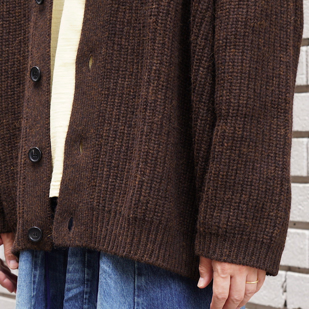 THE DAY - BABY ALPACA KNIT JACKET - D25MS-03001