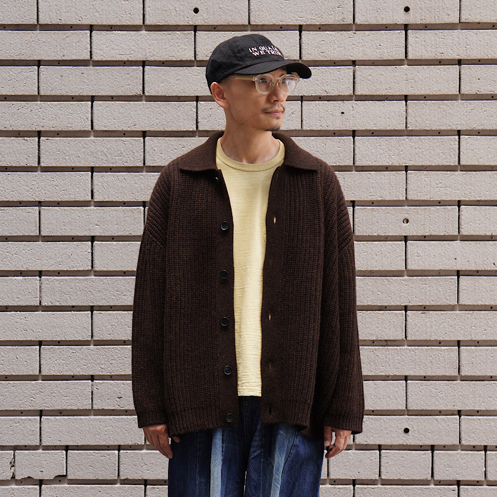 THE DAY - BABY ALPACA KNIT JACKET - D25MS-03001