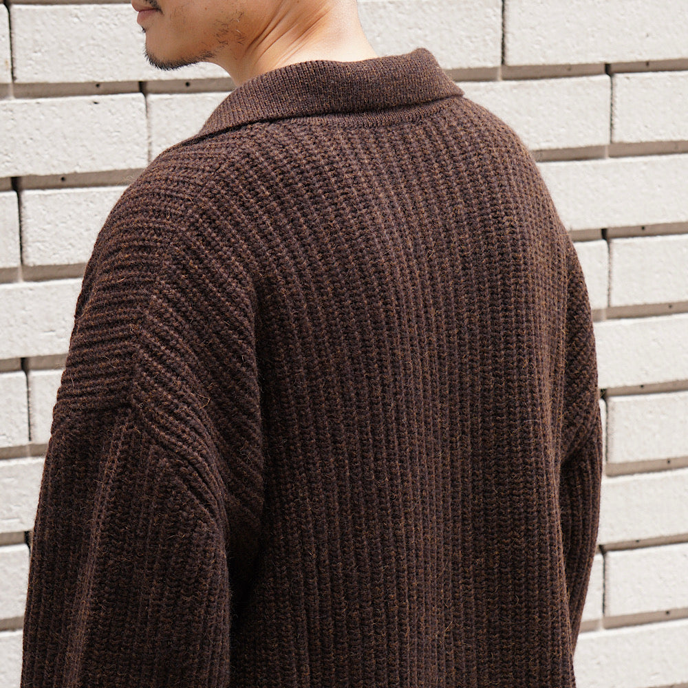 THE DAY - BABY ALPACA KNIT JACKET - D25MS-03001
