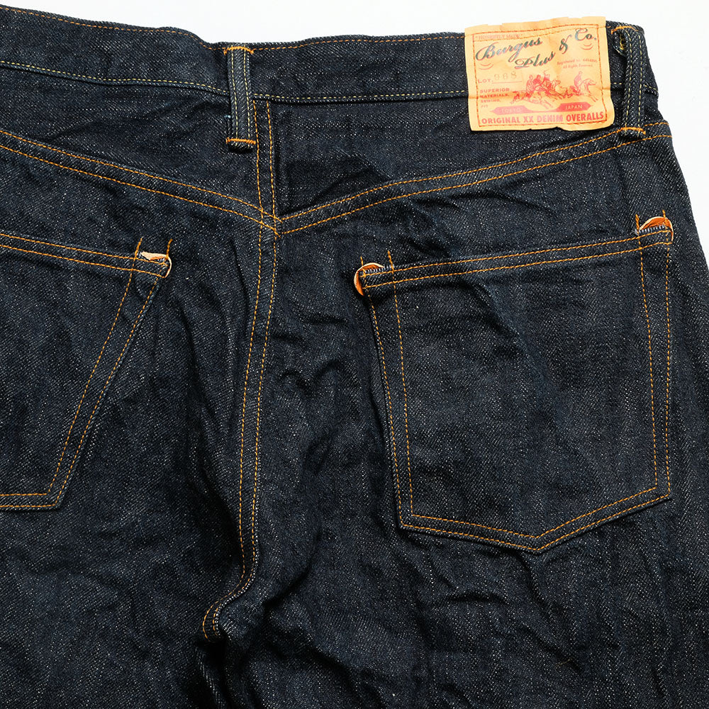 BURGUS PLUS - Greencast Indigo Selvedge Jeans - 1968 Model - Lot.968-08