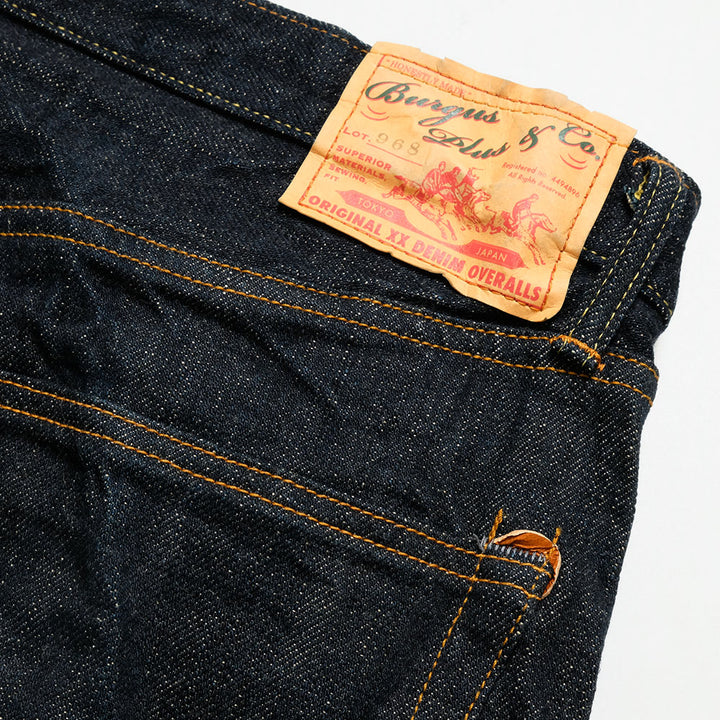 BURGUS PLUS - Greencast Indigo Selvedge Jeans - 1968 Model - Lot.968-08