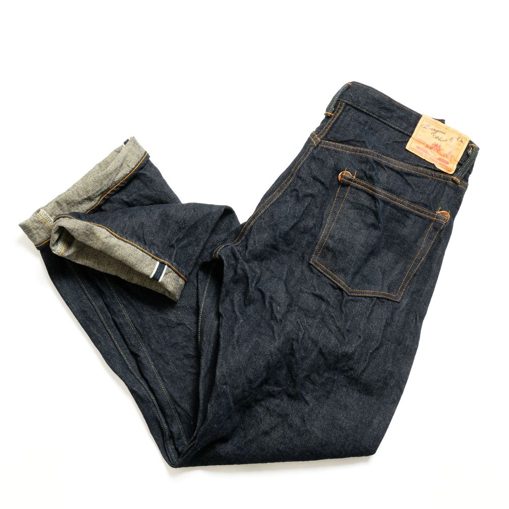 BURGUS PLUS Greencast Indigo Selvedge Jeans 1968 Model Lot.968-08