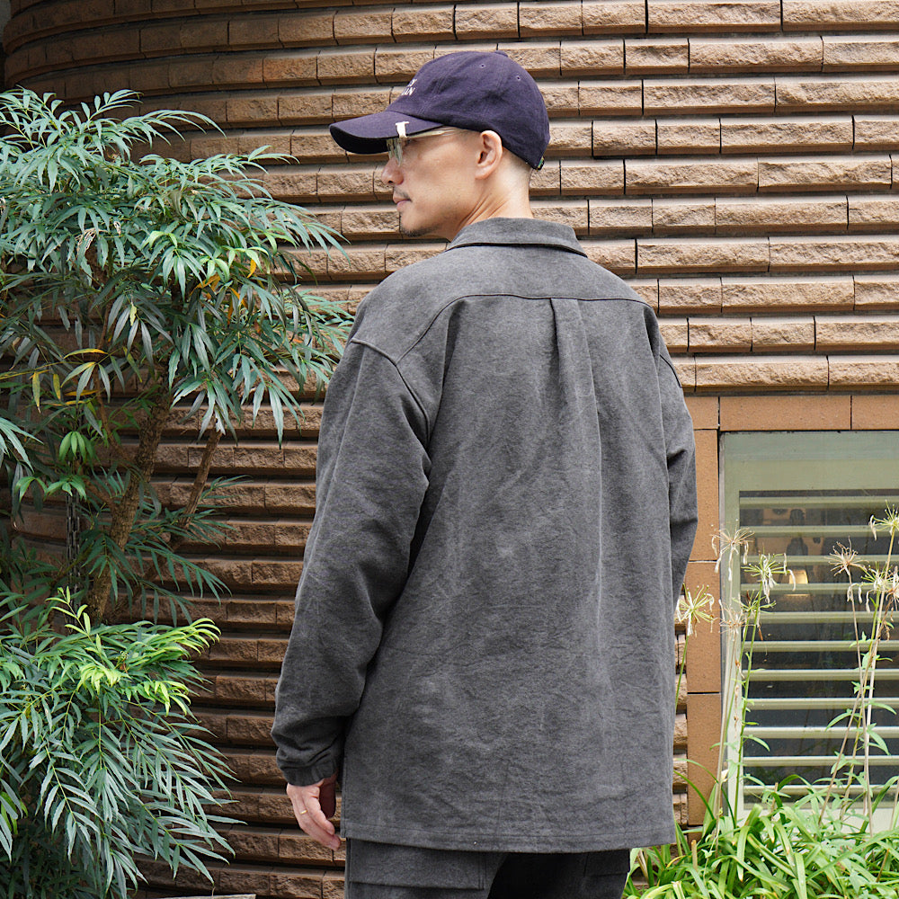 Jackman - Sumi(charcoal-dyed) Coach Shirt - JM8575