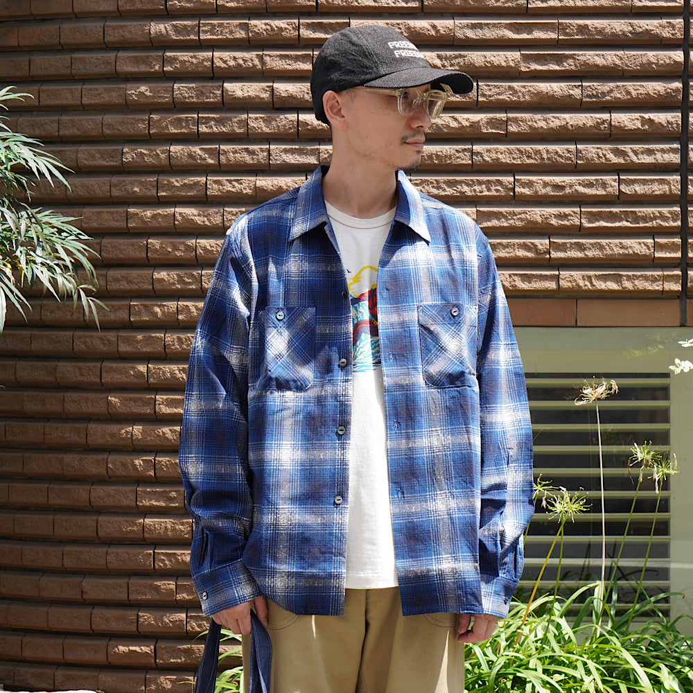 Needles - One-Up Shirt - Printed Flannel / Plaid  - RW303