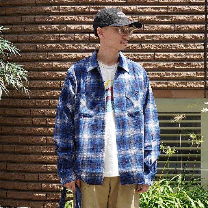 Needles - One-Up Shirt - Printed Flannel / Plaid  - RW303