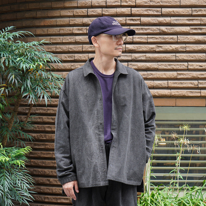 Jackman - Sumi(charcoal-dyed) Coach Shirt - JM8575