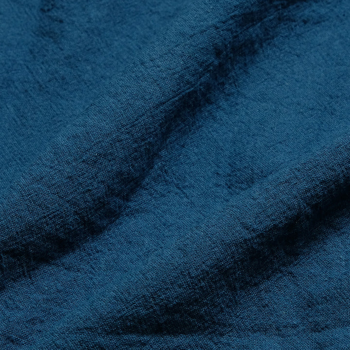 【SUN HOUSE EXCLUSIVE 】BURGUS PLUS - Open Collar Cotton Linen S/S Shirt - BP25502SH