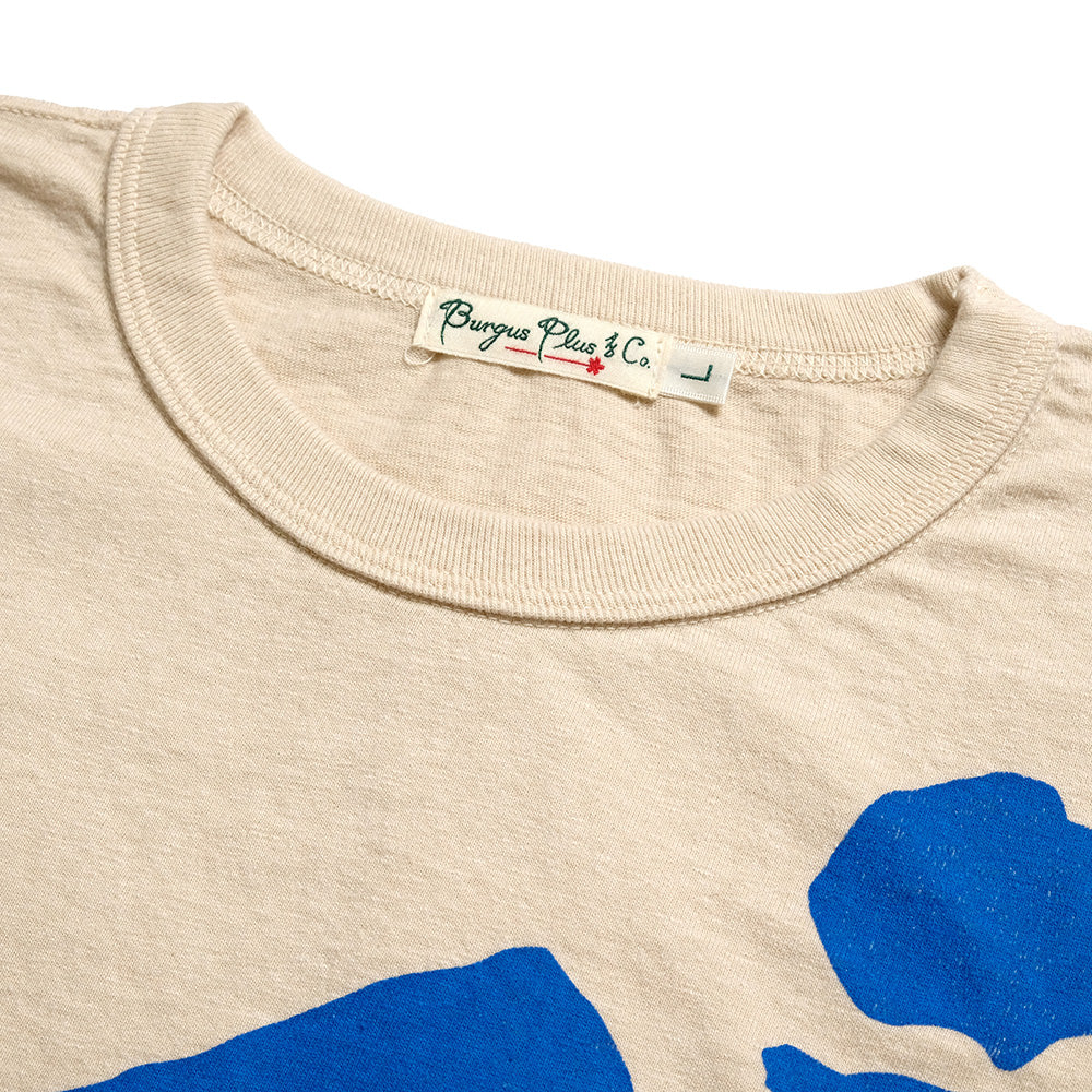 【SUN HOUSE EXCLUSIVE 】BURGUS PLUS - S/S Print T-shirt - SUN HOUSE - BP25607SH