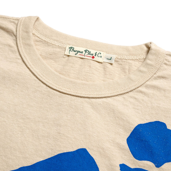 【SUN HOUSE EXCLUSIVE 】BURGUS PLUS - S/S Print T-shirt - SUN HOUSE - BP25607SH