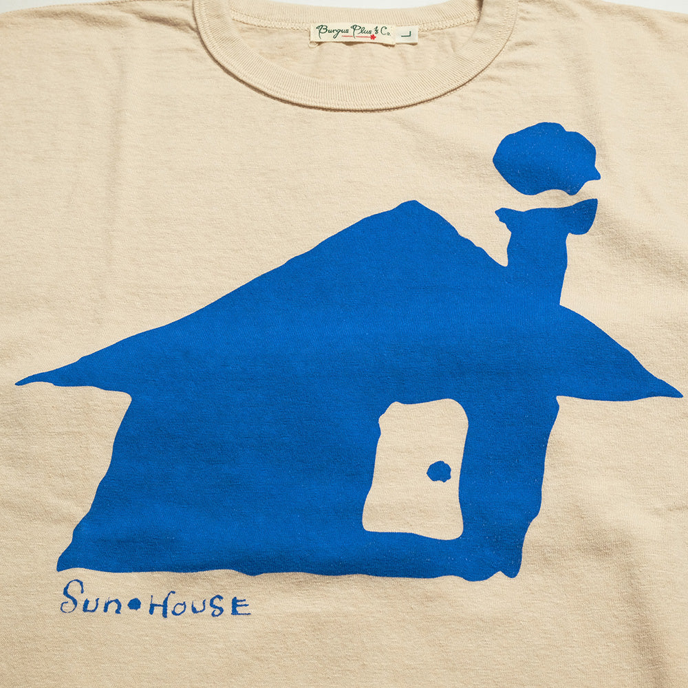 【SUN HOUSE EXCLUSIVE 】BURGUS PLUS - S/S Print T-shirt - SUN HOUSE - BP25607SH
