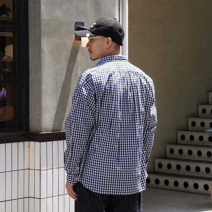 Porter Classic - ROLL UP GINGHAM CHECK SHIRT - PC-016-3355