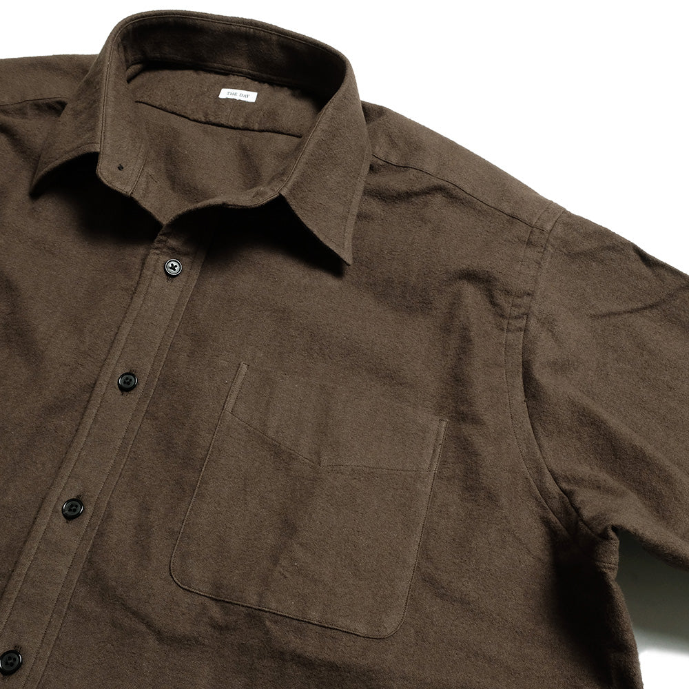 THE DAY - VINTAGE BRUSHED FLANNEL SHIRT - D25MS-01001