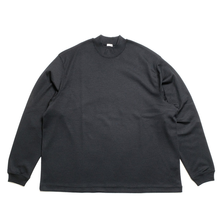 THE DAY MERINO WOOL MOCK NECK LONG SLEEVE SHIRT D25MS-0202
