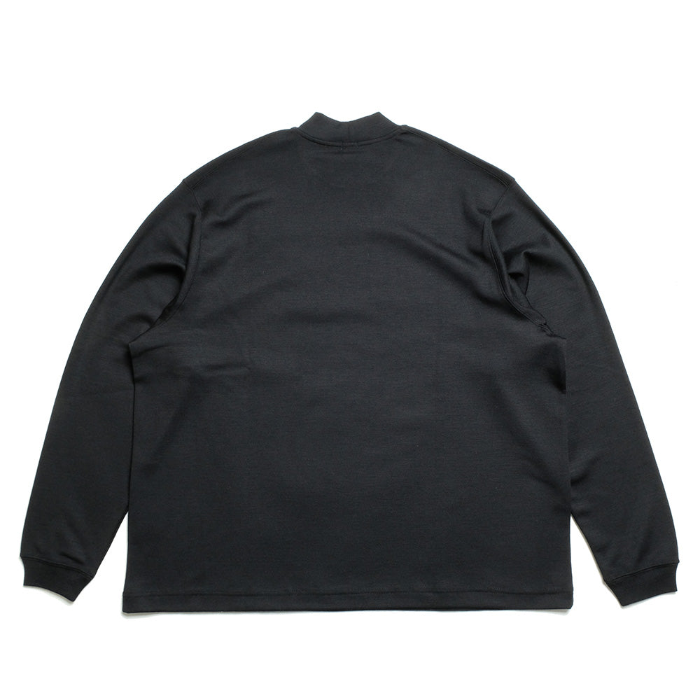 THE DAY - MERINO WOOL MOCK NECK LONG SLEEVE SHIRT - D25MS-0202